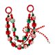 thumbnail image 4 of Llavero navideño con cuentas para llave de coche, regalo para mujer, adorno colgante de moda Capas dobles, 4 of 9