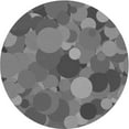thumbnail image 1 of Ahgly Company Machine Washable Indoor Round Transitional Grey Gray Area Rugs, 5' Round, 1 of 7
