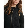 thumbnail image 3 of Justice Girls Icon Full Zip Hoodie, Sizes XS - XLP, 3 of 5