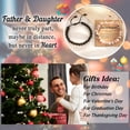 thumbnail image 5 of Father Daughter Matching Bracelet Natural Stone Jewelry -Gifts Ideas for Fathers Day Birthday, 5 of 7