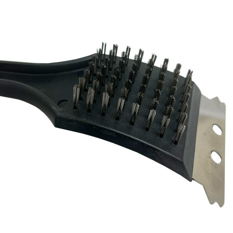 Stainless Steel Grill Scraper- Bbq Grill Cleaner Tool With Extended Ha –  Innovative Grill Solutions