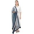 thumbnail image 2 of Phagun Women Ethnic Wrap Hizab Net Dupatta Long Stole Scarf Gift For Her-Navy Blue, 2 of 5