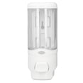 thumbnail image 2 of Manual Soap Dispenser Transparent Leakage Proof Wall Mounted Hand Soap Dispenser for Bathroom Kitchen 300ml, 2 of 6