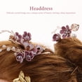 thumbnail image 3 of unbranded 4Ud Conjunto De Peinetas Para Novias En Color Púrpura Con Delicados Para Fiesta Y, 3 of 8