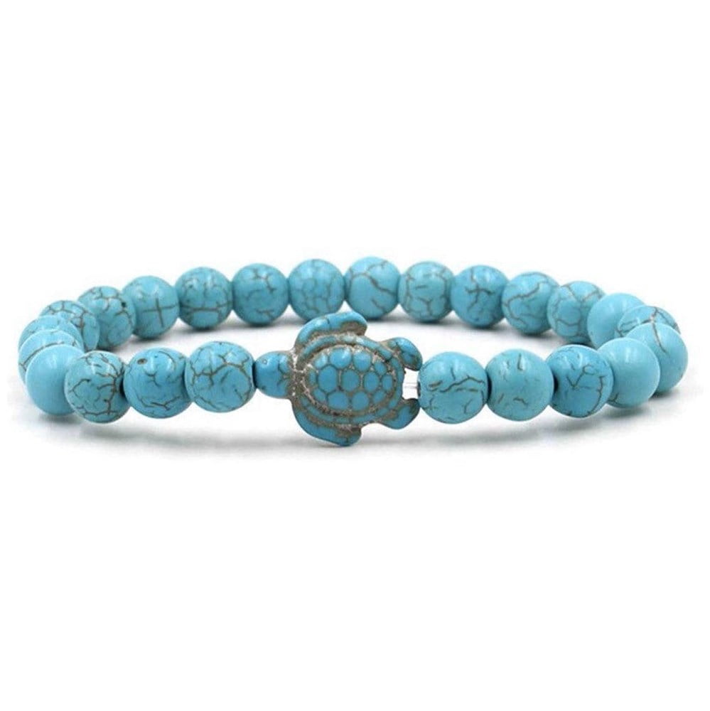 turquoise sea turtle bracelet