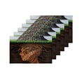 thumbnail image 4 of MKHERT Funny Taking Roots As Underground Tree Roots Shaped Like A Human Head Placemats Table Mats for Dining Room Kitchen Table Decoration 12x18 inch,Set of 6, 4 of 4