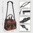 thumbnail image 4 of DouZhe Lunch Bags for Women and Men, Vintage Geometry Exotic Nordic Style Prints Reusable Portable Insulated Cooler Waterproof Lunch Tote Bag for Travel Work School Picnic, 4 of 7