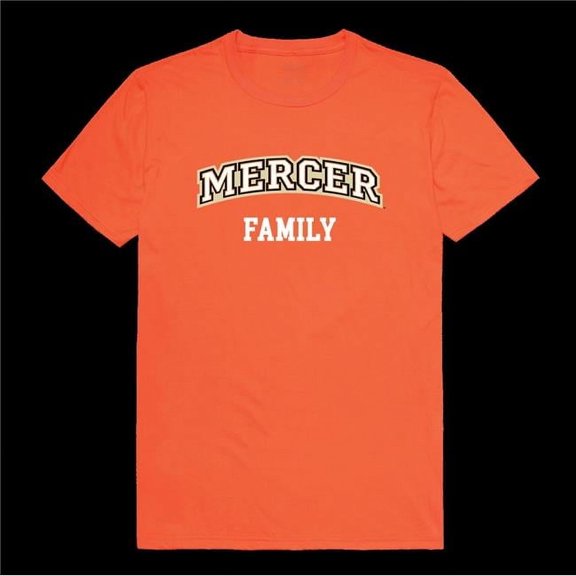 W Republic 571-340-ORN-01 Mercer University Bears Family T-Shirt, Orange - Small