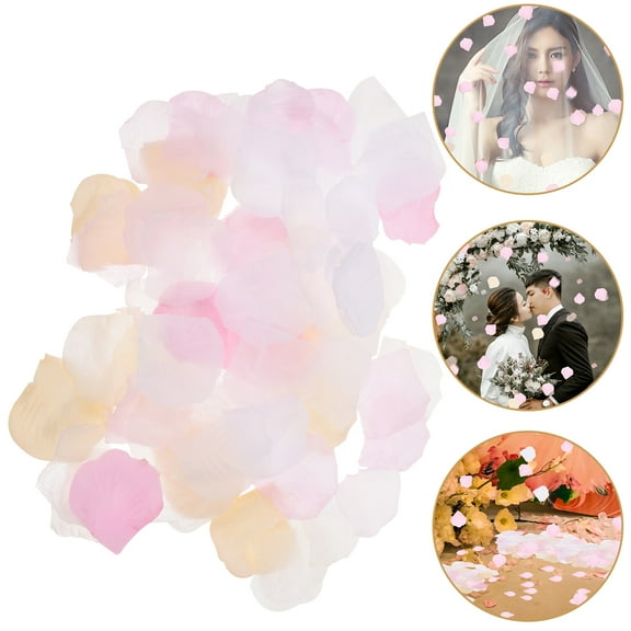 CATIEBYE Valentine's Day Faux Flower Petals Spring Fabric Wedding Decor Couples