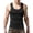 hgg297-Black, variant on Men's Stringer Tank Tops, Cotton Sleeveless Gym Workout Vest, Scoop Neck Fitness Muscle T Shirts