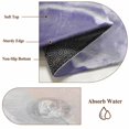 thumbnail image 6 of Round Rugs 3Ft, Purple Coastal Wave Round Area Rug Washable Indoor Throw Carpet, Summer Modern Ocean Beach Small Non Slip Circle Rug for Bedroom Living Room Home Decor Aesthetic, 6 of 8
