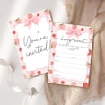 thumbnail image 5 of Berry Sweet Baby Shower Invitations for Girl, Strawberry Pink Bow 4x6-in Invites, 25 Invitation Cards with Envelopes for Baby Shower Decorations YQK04, 5 of 5