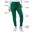 thumbnail image 3 of Adar Pro Modern Athletic Scrub Set For Women - Modern V-Neck Scrub Top & Yoga Jogger Scrub Pants, 3 of 6