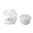 thumbnail image 1 of Mini Ceramic Stew Cooker, Even Heating Transparent Lid Electric Stew Cooker Overheat Protection  for Household, 1 of 7