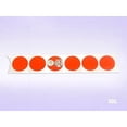 thumbnail image 2 of Blank Color Coding Stickers, Writable Surface  500 Permanent Labels per Roll Red Fluorescent, 1.5" Circle, 2 of 5