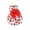 Red, variant on Cute Pet Summer Dress with Large Bowknot, Floral & Fruit Print Princess Puppy Skirt for Small Medium Dogs and Cats, Breathable Sleeveless Doggy Apparel