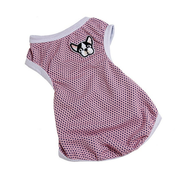 ¡Grandes ahorros para las fiestas! Chaleco deportivo suave para perros, transpirable, hueco, ropa fresca de verano para cachorros. ¡Ideales regalos a precios reducidos en liquidación!