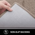 thumbnail image 4 of Buganda Indoor Doormat for Entrance, Washable Dirt Trapper Front Door Rug, Absorbent Non-Slip Low-Profile Door Mat(32"x20", Brown), 4 of 8