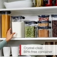 thumbnail image 4 of Rubbermaid Brilliance Pantry 20 Piece Set, Clear and Airtight Food and Pantry Storage Containers, 4 of 7