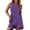 Purple, variant on AherBiu Workout Sets for Women 2 Piece Summer Outfits Athletic Sleeveless Mini Dresses with Bottoms Shorts Set