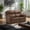 Light Brown, variant on Genuine Leather Reclining Loveseat with Zero Gravity, Adjustable Headrest & Reclining positions, USB/Type-C Ports & Cross-stitching Detail