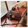 thumbnail image 6 of Crossbody Bags for Women Elegant Shoulder Bag with Handle Trendy PU Leather Handbag with Pendant for Everyday Use and Party, Coffee, 6 of 8