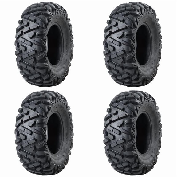 (4 Pack) Tusk Trilobite Tire 25X8-12 for Polaris Ranger 1000 Xp Eps 2017-2021