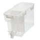 thumbnail image 1 of Hervidor de agua fría con grifo, jarra de jugo transparente, dispensador de bebidas heladas sellado 6L, 1 of 9