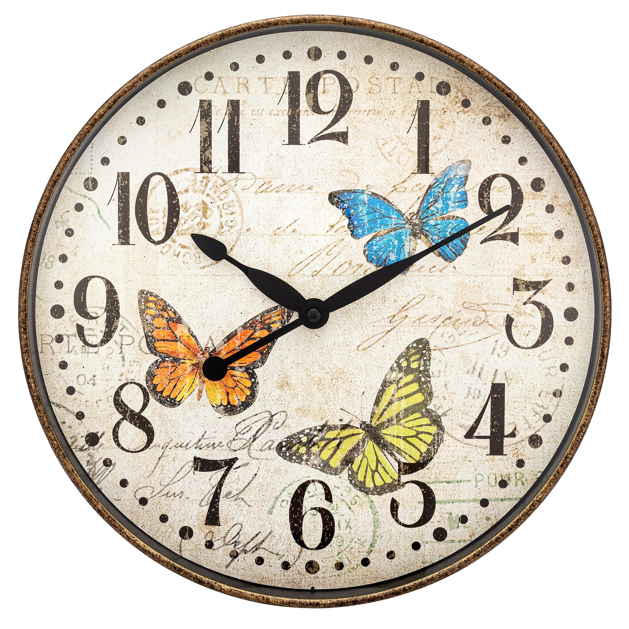 Several Sizes Availab Butterflies out of Butterfly Digits Clock Acrylic Mirrors 