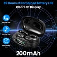 thumbnail image 2 of RHEA- Open Ear Clip Wireless Earbuds Sports Earphones Stereo Headsets Headphones Black, 2 of 6