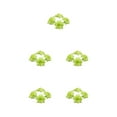 thumbnail image 3 of Destyer 50piece Multi-color Fabric For Wide Application In Weddings And Parties Realistic Appearance Soft Texture DIY Hats Light Green 4.5cm 5Set, 3 of 6