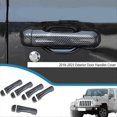 thumbnail image 2 of Black Door Grab Handle Cover Trim for Jeep Wrangler JL 18-23, 2 of 5