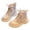 White, variant on DMDUOU Womens Lace Up Ankle Boots with Side Zipper Chunky Heel Thick Sole for Fashion Casual Style Fall Winter All Occasions White 3 Years