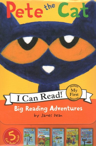 Pre-Owned My First I Can Read Pete the Cat: Big Reading Adventures: 5 Far-Out Books in 1 Box!, (Paperback)