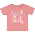thumbnail image 3 of Inktastic I Love My Daddy Fathers Day Boys or Girls Baby T-Shirt, 3 of 5