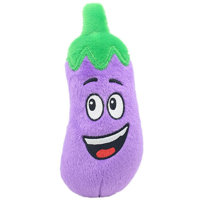 Dog Squeaky Toy Cartoon: Plush Adorable Puppy Teething Toy Pet Interactive Toy