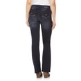 thumbnail image 3 of WallFlower Women's Luscious Curvy Bootcut Mid-Rise Insta Stretch Juniors Jeans (Standard and Plus), 3 of 3
