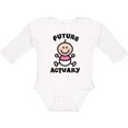 thumbnail image 3 of Inktastic Future Actuary Baby Girl Girls Long Sleeve Baby Bodysuit, 3 of 5