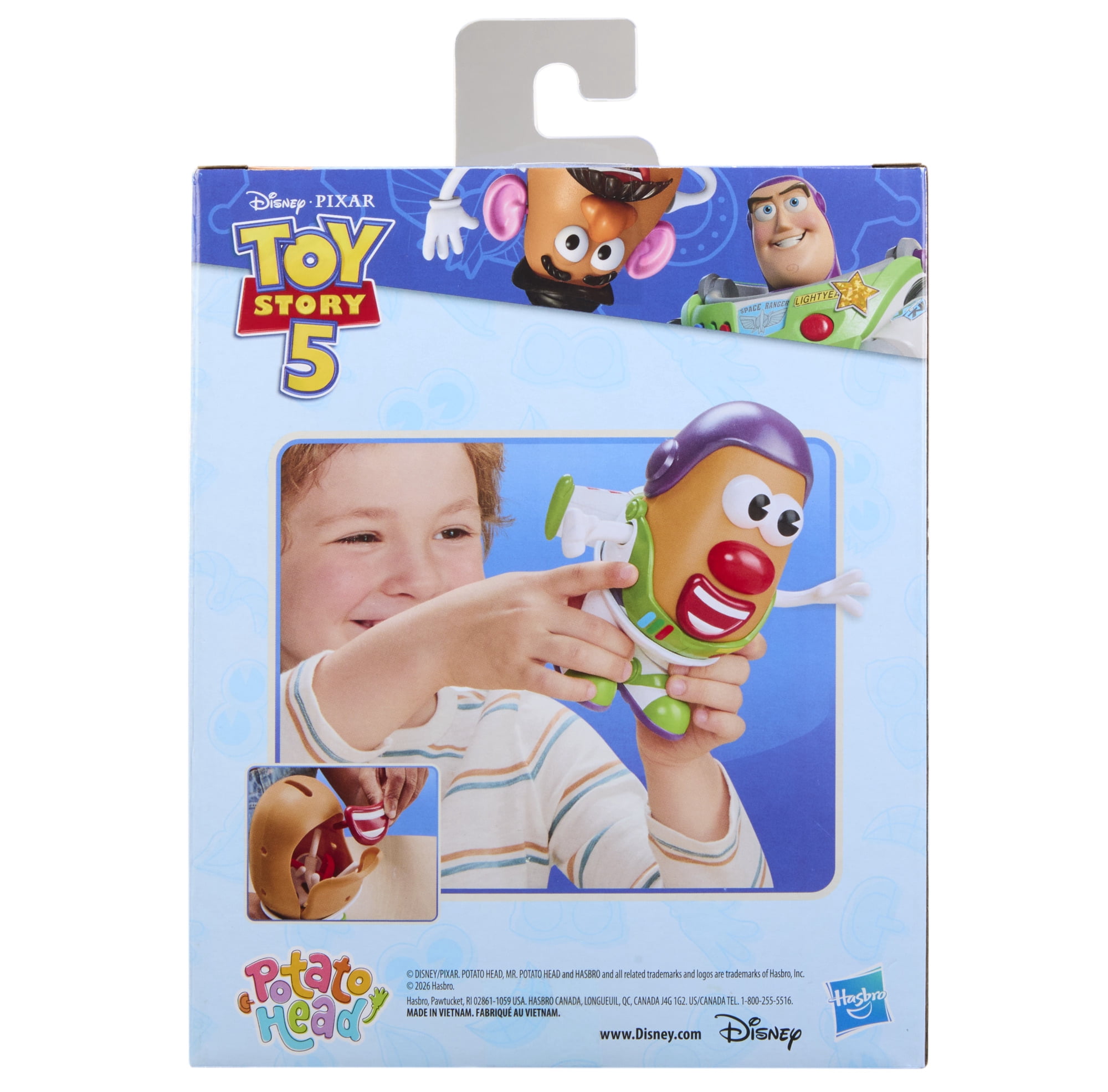 Potato Head Histoire de jouets Buzz la Patate, coffret avec 12 pièces, jouets préscolaires, dès 2 ans