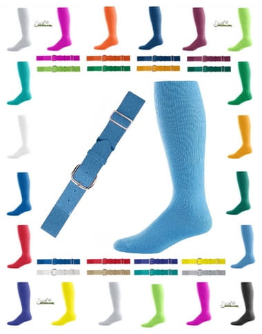 Rawlings Youth Blue Baseball Belt & Sock Combo Pack Size Choose Small or Medium 