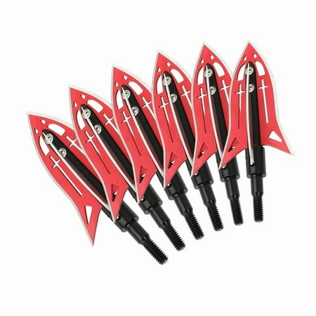 Archery Arrowhead Screw-in Brodahead Stainless Steel Point Arrow Shooting Target