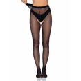 thumbnail image 4 of Women's Plus Size Crotchless Pantyhose, Black, 4 of 5