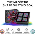 thumbnail image 5 of SHASHIBO Gift Box of 4 - Award-Winning, Patented Fidget Cube w/ 36 Rare Earth Magnets - 3D Magic Cube–Shashibo Cube Magnet Fidget Toy Transforms Into Over 70 Shapes (Chaos - Artist Series), 5 of 9