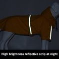 thumbnail image 2 of Chubasquero para perros, chaqueta impermeable plegable para mascotas con ala transparente, poncho de lluvia reflectante para perros, 2 of 7