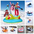thumbnail image 3 of Anillo de esquí inflable CPC, bote de esquí de invierno, tabla de snowboard para exteriores resistente al frío engrosada, anillo de natación de doble propósito SNOW TUBE, 3 of 5