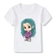 thumbnail image 3 of Camiseta de moda para niña, camiseta de algodón con estampado de Karol G Bichota, ropa para niños, camisetas de verano para bebés, 3 of 5
