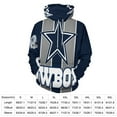 thumbnail image 2 of Football Cowboys 3D Print Hoodie Men Women Autumn Thin Pullover Sweatshirt Vintage Streetwear Tops, 2 of 6