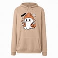 thumbnail image 6 of Towmus Women Cute Pattern Hoodie Girl Halloween Pumpkin Face Tops Cartoon Sweatshirt Long Sleeve Casual Streetwear, 6 of 6