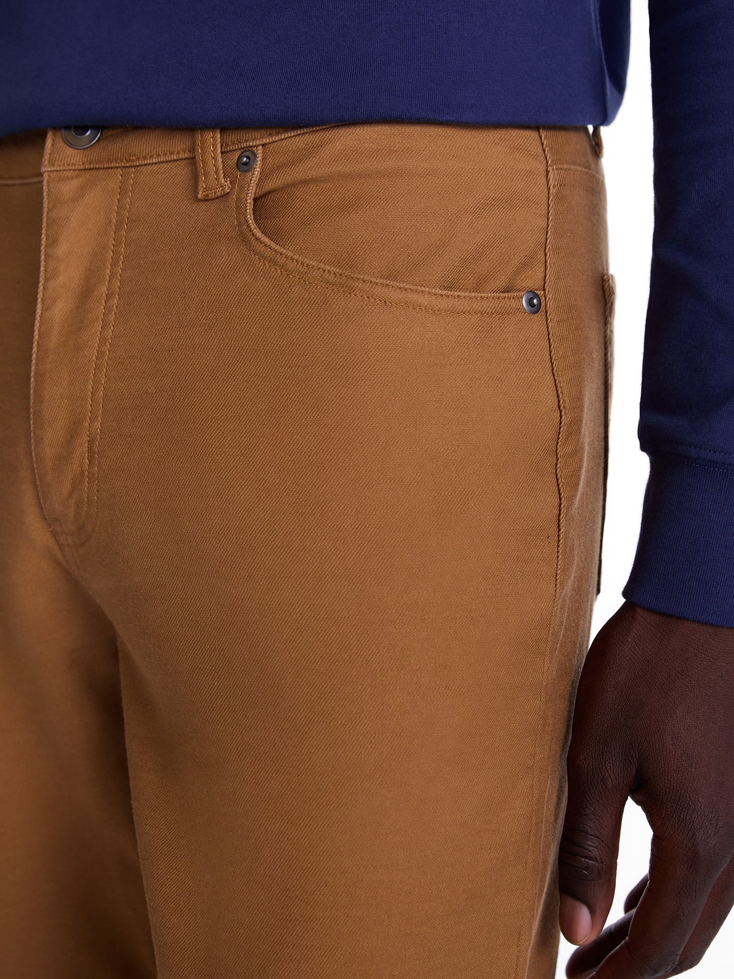 George Men's and Big Men's 5 Pocket Terry Pants, Sizes 29x30 to 44x30