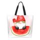 thumbnail image 1 of Balery Watermelon Gnome Bolsa Tote Estilo Estético con Cremalleras, Bolsa de Hombro, Bolsa de Compras Grande y Plegable, 1 of 8